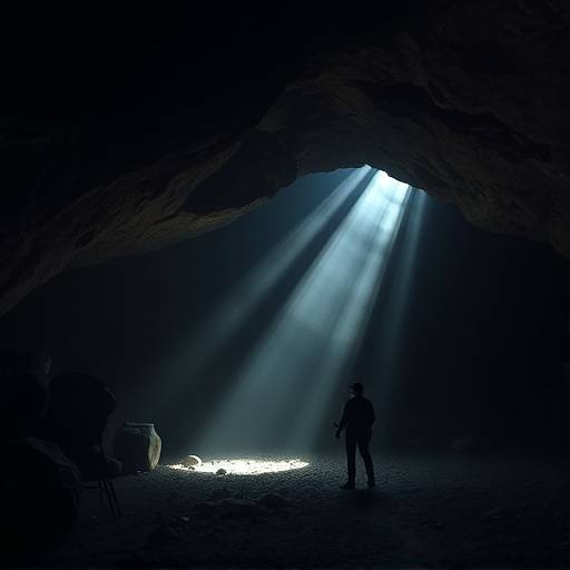 Clip musical tourné dans une grotte des Gorges du Verdon.